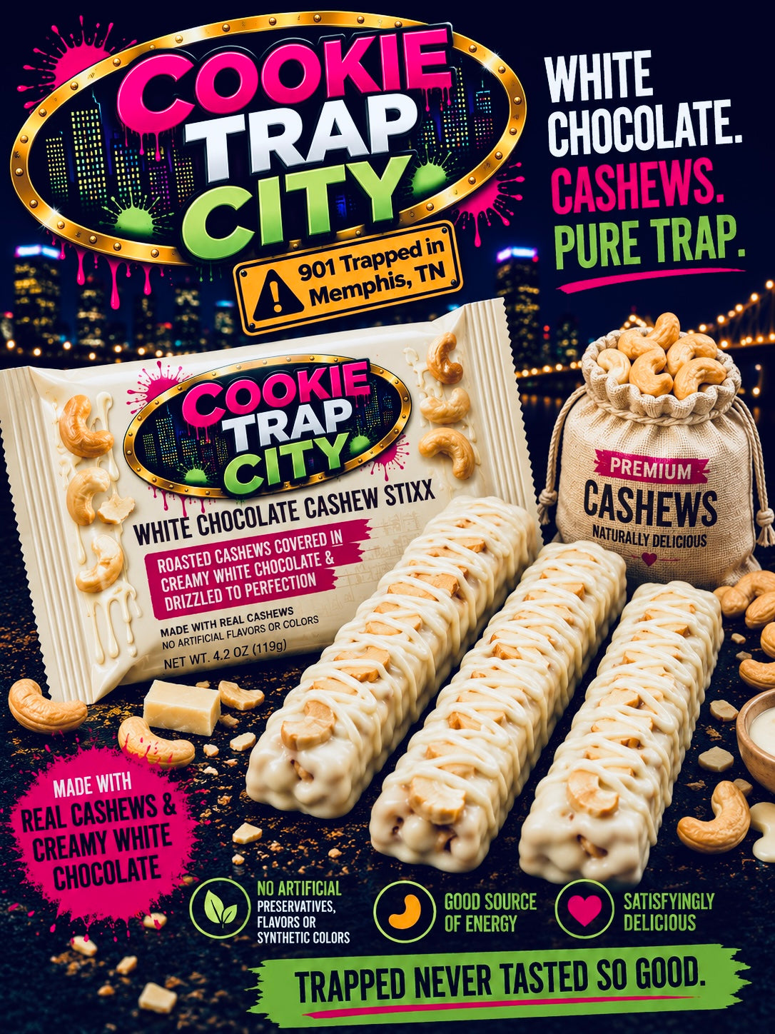 Chocolate Cashew Stixx